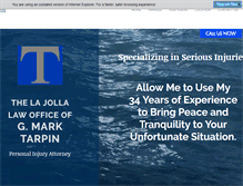 Tablet Screenshot of marktarpin.com